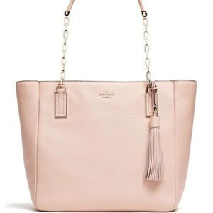 Kate Spade | Vellum Vivian Tote Pink Leather Shoulder Bag